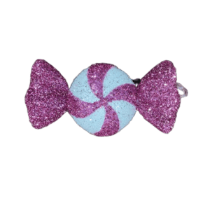 Tinsel Pink & White Candy Swirl Sweet 57966