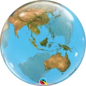Qualatex 22 Inch Planet Earth Globe Deco Bubble