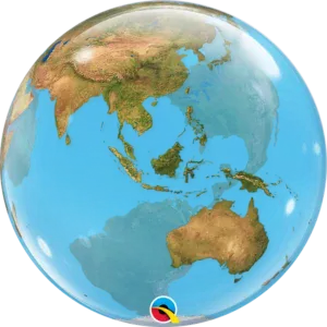 Qualatex 22 Inch Planet Earth Globe Deco Bubble