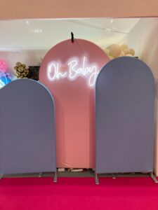 3 x Metal Arched Round Backdrop Sailboard Stands Inc 8 Colours b