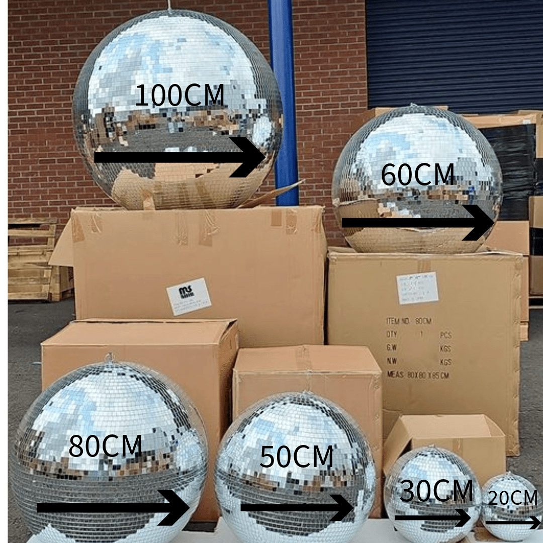 disco balls silver all sizes