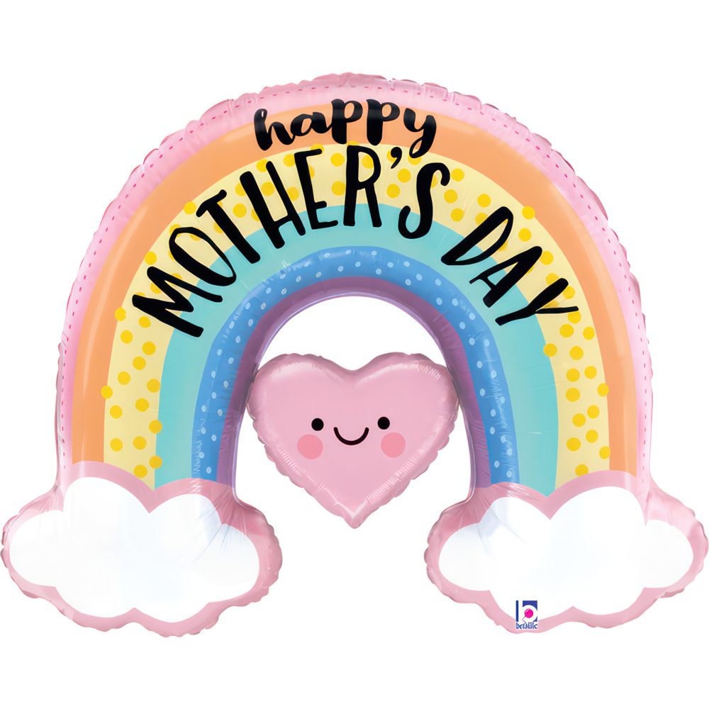 29 inch Mother's Day Pastel Rainbow Foil Balloon (1) 29 inch Mother's Day Pastel Rainbow Foil Balloon_25341-pastel-rainbow-mothers-day-b