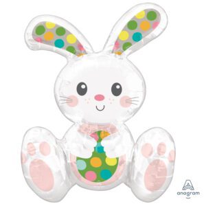 Amscan 46 inch Spotted Easter Bunny AirLoonz Foil Balloon_4235701