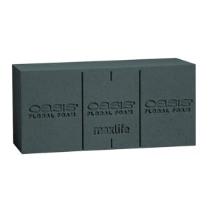 OASIS® Ideal Floral Foam Maxlife Shrink Black Brick Unwrapped_1001010 black