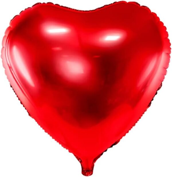 Buy Party Deco 18 inch Red Heart Foil Balloon | Balloons4u