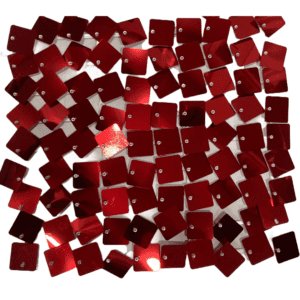 Sequin Wall Panel Red Squares