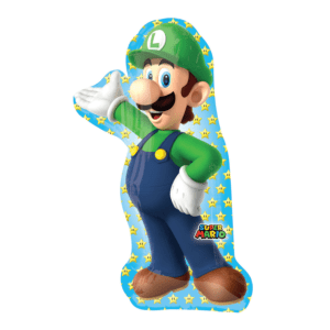 Amscan 33 inch Super Mario Luigi Super Shape Foil Balloon_34837