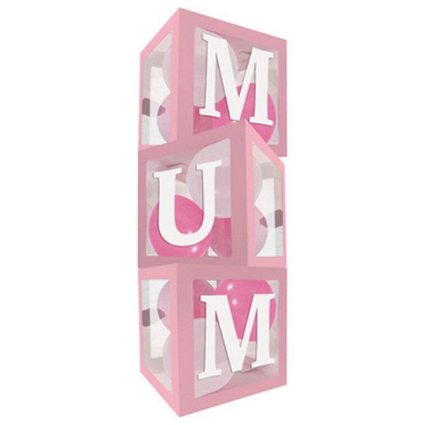 Eurowrap Mum Pink Balloon Boxes & Letters 3PK_31945-MBC-500__60156