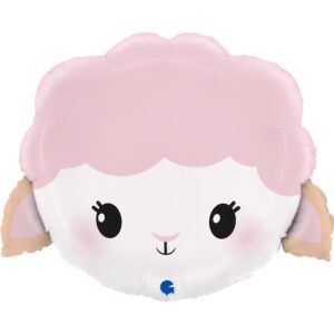 Grabo 19 inch Cute Sheep Head Foil Balloon_g72128