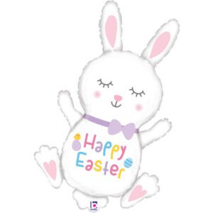 Grabo 38 inch Happy Easter Hopping Bunny Foil Balloon_35931P
