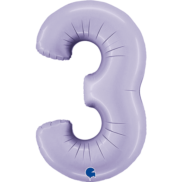 Grabo 40 inch Lilac Foil Balloon_400300SL-P-500__08027