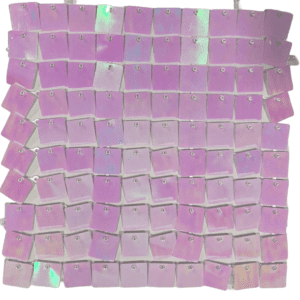 Oaktree Sequin Wall Panel Iridescent Pink Squares_667235