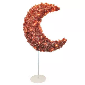 Light Up Rose Gold 5ft Crescent Moon Tree With LED Lights