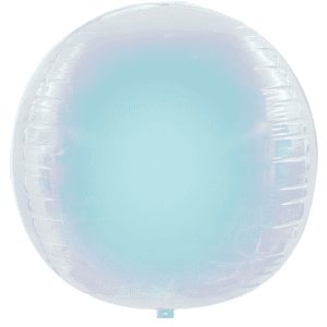 32 inch Iridescent Round Orbz Foil Balloon b