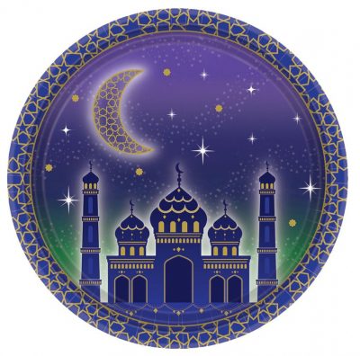 Amscan Eid Paper Plates 18cm (12)_541962