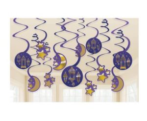 Amscan Eid Swirl Decorations_670861