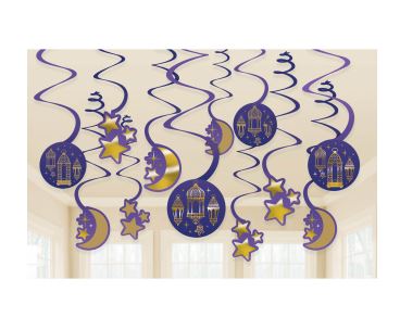 Amscan Eid Swirl Decorations_670861