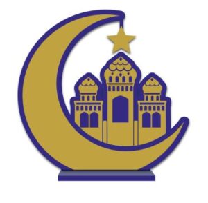 Amscan Eid Wooden Sign 30cm x 31cm_9914177