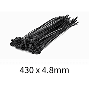Black cable ties 430x4.8