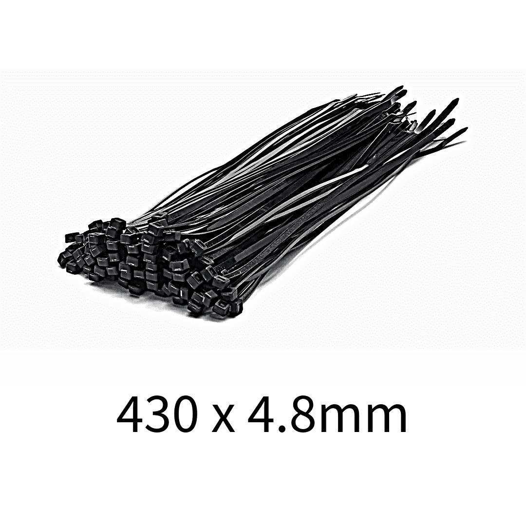 Black cable ties 430x4.8
