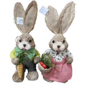 MS-180 Premium Easter 45cm Standing Rabbit Grandparents