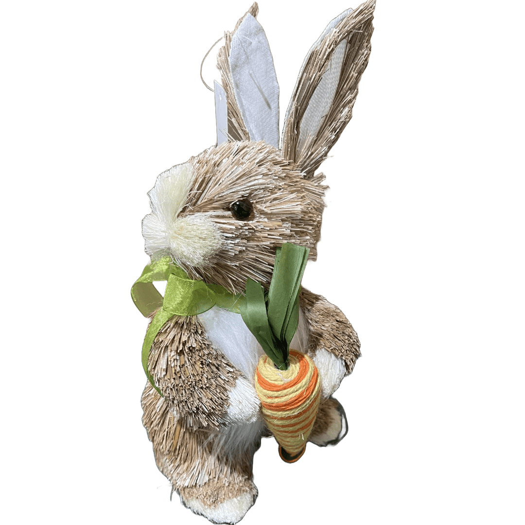 Premium Easter 28cm Rabbit holding Carrot