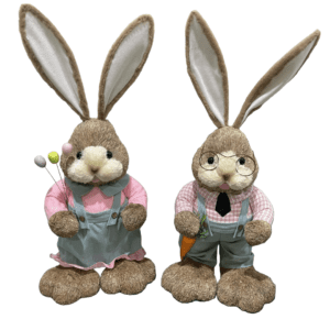 Premium Easter XL 95cm Standing Rabbit Grandparents MS 176