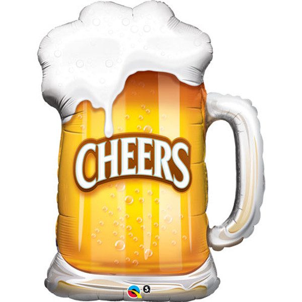 thumbnail image 2 of PartyStar Beer Mug Balloon Set - 5PCS Happy Birthday Five-pointed Star Cheers F 2 of 11