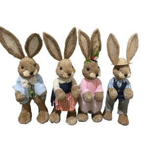 MS 177_Premium Easter 58cm Standing Family Rabbits_