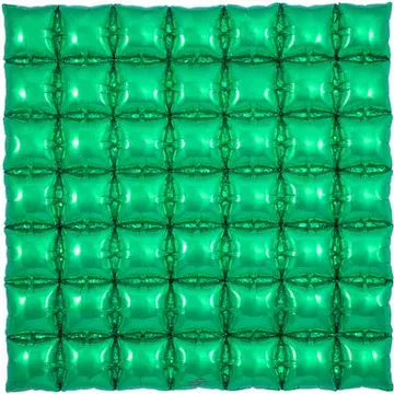 Oaktree 36inch Green 7x7 Waffle Foil Balloon_609297-Oaktree-36inch-Waffle-Green-7x7