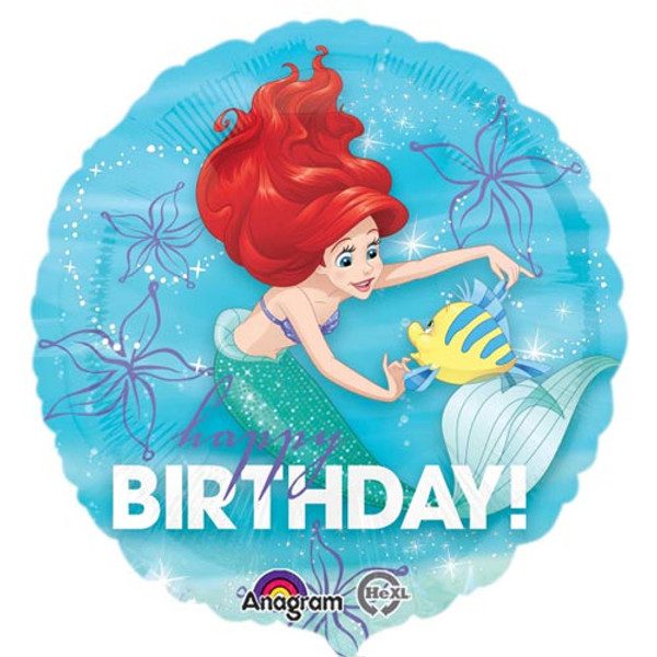 Amscan 18 inch Ariel Birthday Dream Big Foil Balloon_3393501-500__27825