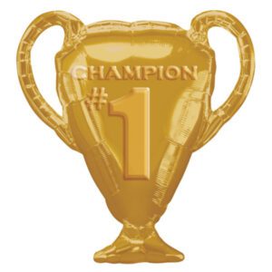 Amscan 28 inch Gold Trophy Super Shape Foil Balloon