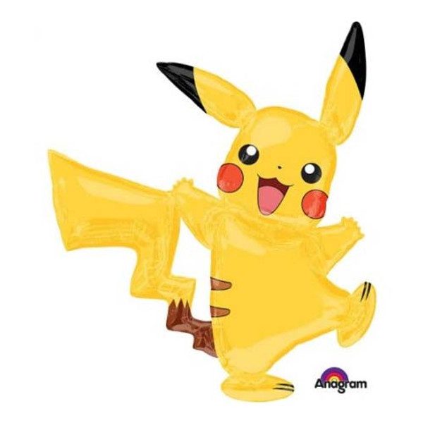 Amscan 57 inch Pokemon Pikachu Airwalker Foil Balloon_3408401adj-500__44733