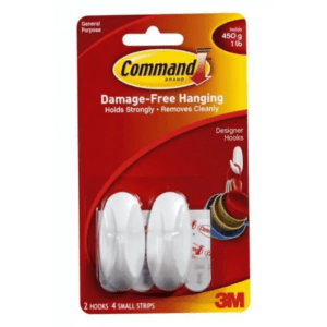Command Damage Free Hanging Hooks 450g