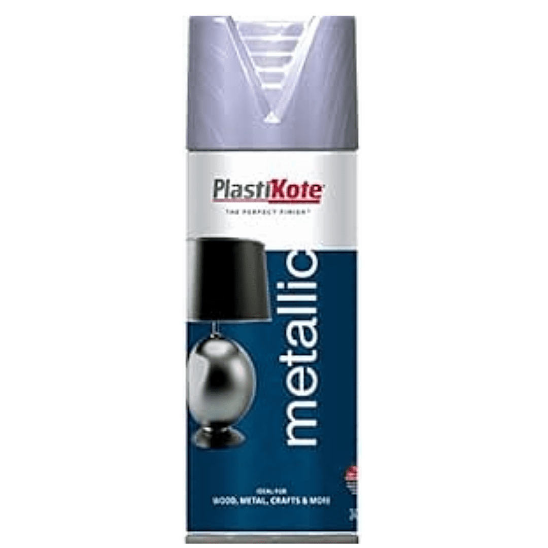 PlastiKote Metallic Silver Spray Paint 400ml