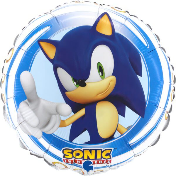 Buy Grabo 18 inch Sonic the Hedgehog Round Foil Balloon | Balloons4u