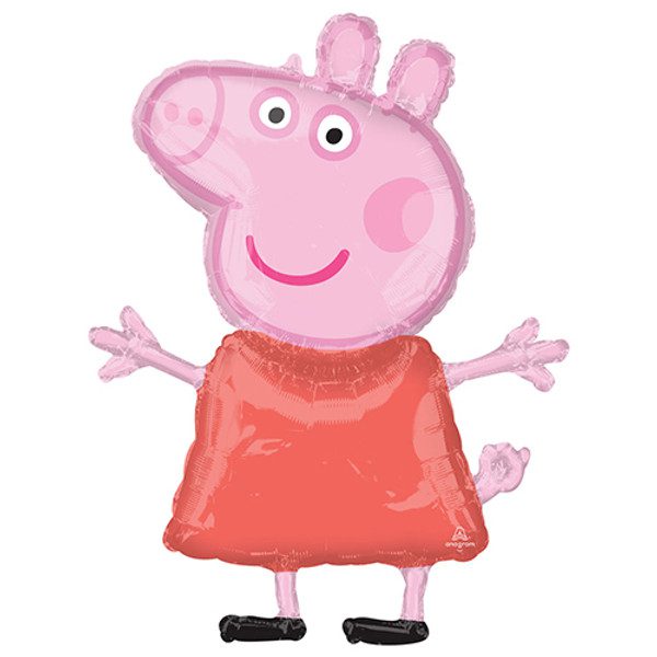 Amscan 32 inch Peppa Pig Super Shape Foil Balloon_4154001-500__14276