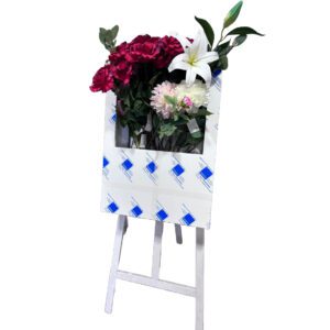 Flower Box White Acrylic1