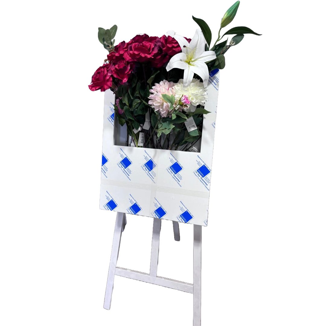 Flower Box White Acrylic1