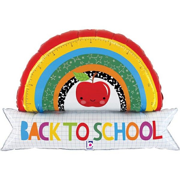 Grabo 35 inch Back To School Rainbow Foil Balloon_25228-P-500__96382