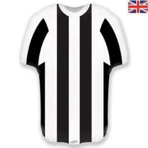 Oaktree 24 inch Black White Sports Shirt Foil Balloon_613331-500__90569