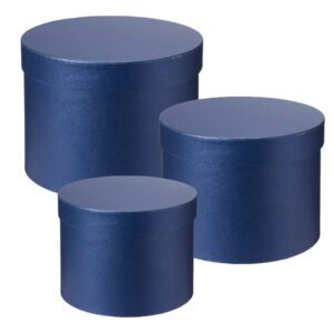 Set Of 3 Balloon Boxes Navy_4101999