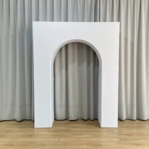 6.5ft Aluminium Archway White Fabric Stand