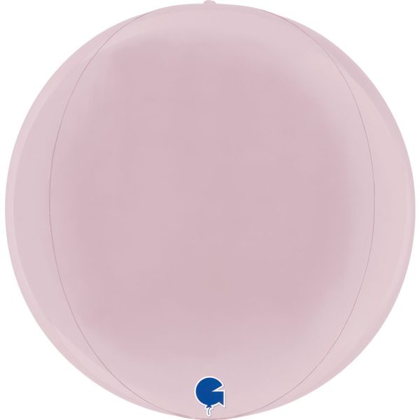Buy Grabo 11 inch Globe Pastel Pink Foil Balloon (Packaged) | Balloons4u
