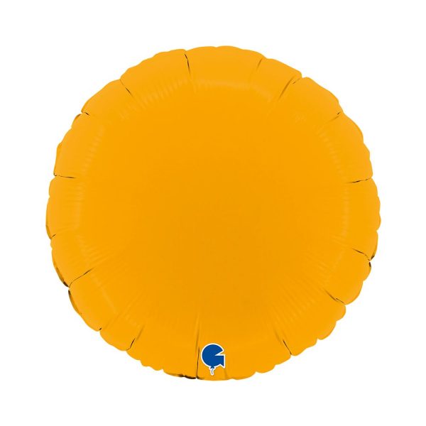 Grabo 18 inch Round Matte Mustard Foil Balloon_181000mmu-round-18inc-matte-mustard-b