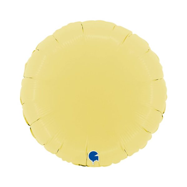 Grabo 18 inch Round Matte Yellow Foil Balloon_181m04y-round-18inc-matte-yellow-b