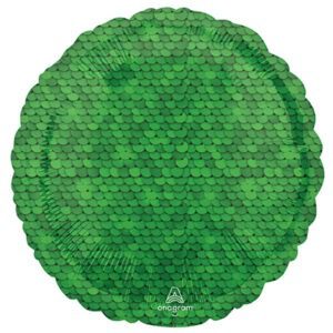Amscan 18 inch Sequins Forest Green Foil Balloon _4219601-500__32112