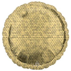 Amscan 18 inch Sequins Gold Foil Balloon_4219901-500__23571