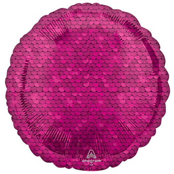 Amscan 18 inch Sequins Pink Foil Balloon_4219801-500__04746