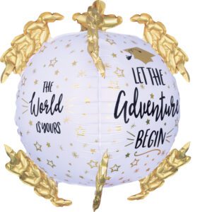 Amscan 20 inch The World Is Yours Ultra Shape Foil Balloon_4090801_62693-4090801-1-3-1500+